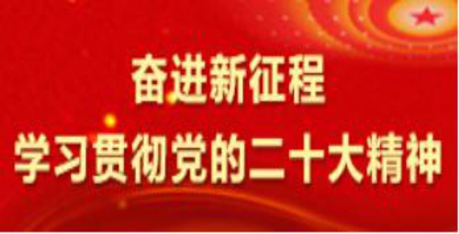 奮進(jìn)新征程 學(xué)習(xí)貫徹黨的二十大精神